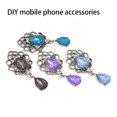 thumbnail image 3 of 10 piezas de colgante de diamantes de imitación para fiesta, boda, vacaciones, diadema de moda, joyería DIY para hacer encontrar artesanía Ropa, zapatos y accesorios Miscelánea Azul verde Jumpingount AP016021-03, 3 of 6