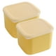 thumbnail image 1 of Caja de queso para rebanadas, contenedor de queso, caja de queso reutilizable, caja de almacenamiento de mantequilla para exteriores, 2 uds., 1 of 6