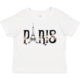 thumbnail image 3 of Inktastic Paris Eiffel Tower with Flowers Boys or Girls Toddler T-Shirt, 3 of 5