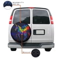 thumbnail image 4 of KAKALAD Galaxy Rainbow Unicorn 01 Spare Tire Cover Universal Vehicle Accessories Buckle Car Tools 16”in, 4 of 6