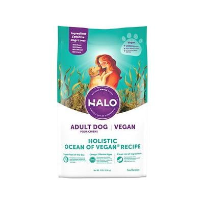 Halo Purely For Pets Adult Dog Holistic Ocean of Vegan Recipe -- 10 lbs