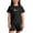 v#71Black309, variant on Rggeeun Girls Baby Outfit Sets 2 Piece Alphabet Print Elastic Wasit Shorts & Adjustable Tie & Knit Crew Neck Short Sleeve Top Soft For Outdoor Picnics Leisure Suit,Watermelon Red,13-14 Years