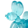 thumbnail image 4 of 10" x 10" Light Blue Resin Tinted Balloon Dog Sculpture, by DecMode, 4 of 9