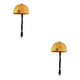 thumbnail image 1 of Naiovety Chinese Oriental Cap with Ponytail Hat Child Props Cosplay Amarillo 55cm 2Conjunto, 1 of 6