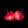 thumbnail image 2 of Pendientes de corazón de melocotón Coolette Serie europea y americana para el día de San Valentín Pendientes luminosos con luz LED, 2 of 6