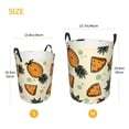 thumbnail image 3 of ZICANCN Laundry Basket Organizer, Pineapple Fruit Seamless Pattern Collapsible Hamper for Bathroom Bedroom Laundry Room, Medium Size, 3 of 7