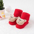 thumbnail image 2 of Gpaecead Cute Unisex Baby Socks Cartoon Bear Spring Fall Non Slip Socks Infant Long Knitting Socks 0-3 Years Toddler Walking Socks Red, 2 of 4