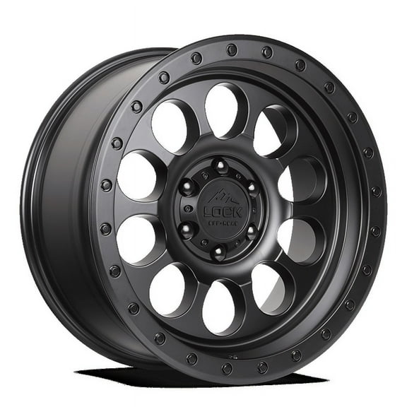 Lock Off-Road 50 CAL Matte Black with Matte Black Ring 9-20