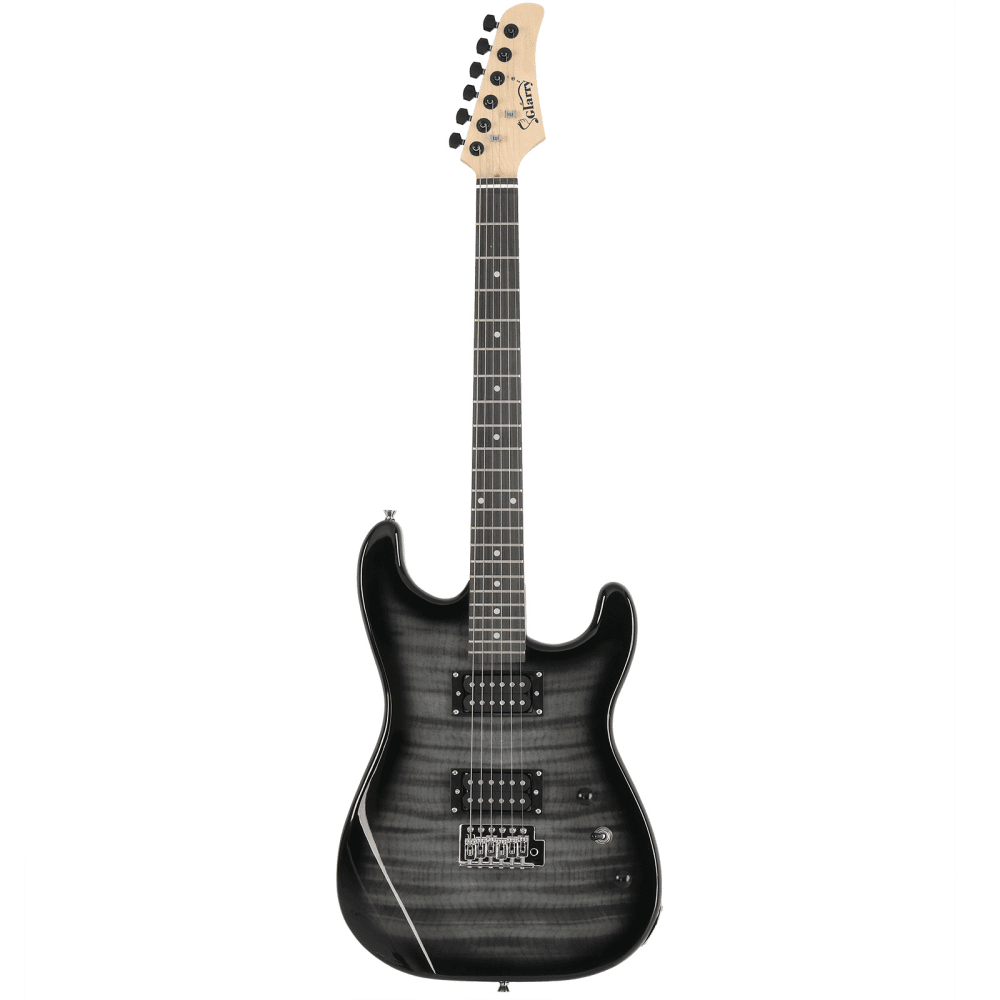Tcbosik Electric Guitar Kit, 39 inch H-H Pickup Electric Guitar Beginner Set with Amplifier, Bag, Strap, Amp Wire, Wrench Tool and Tremolo Arm, Black