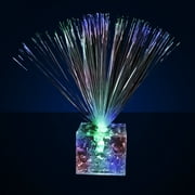 FlashingBlinkyLights 5.5" Light Up Small Clear Centerpiece with Color Change LEDs