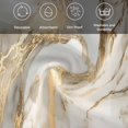 thumbnail image 5 of Marble Gold Cloth Napkins, Abstract Luxury Wave Gold Marbling Modern Washable and Reusable Dinner Napkins Set of 6, Table Napkin for Kitchen Party Birthday Wedding Hotel Housewarming 20"x20", 5 of 8