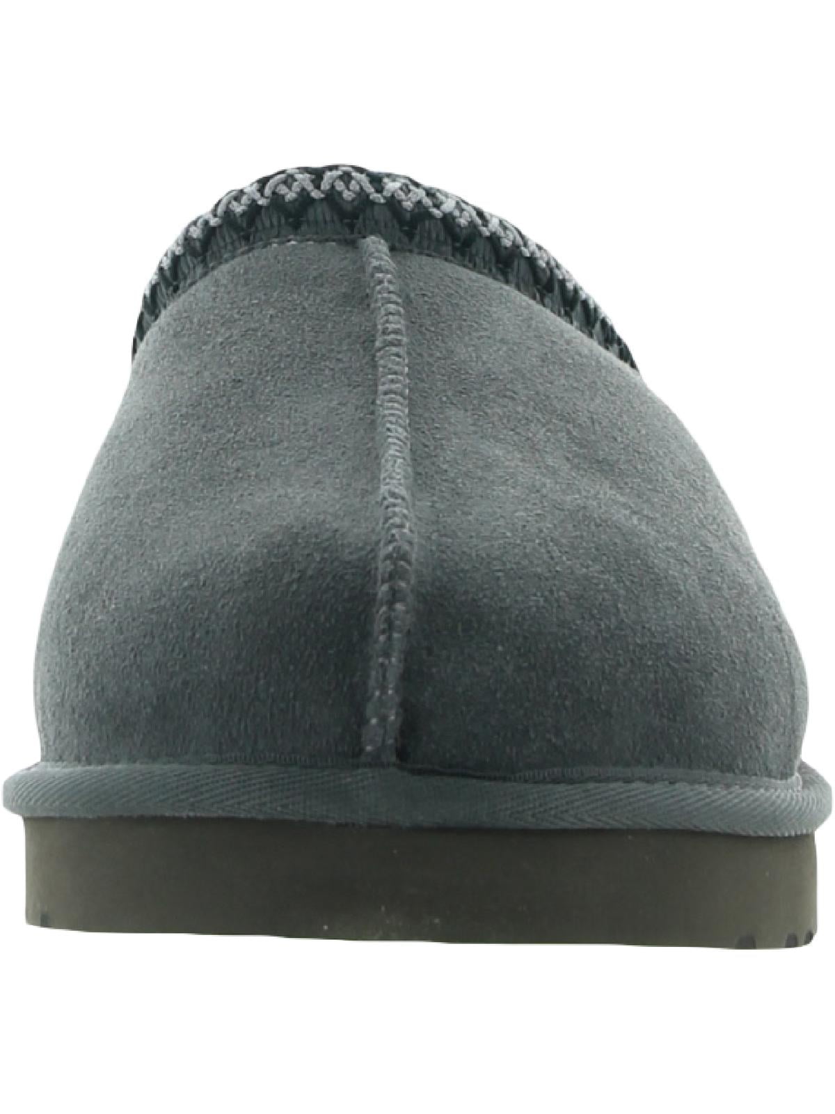 NIB UGG MEN\'S CANVAS TASMAN SLIP UP‎ SHEARLING SLIPPERS LIGHT GRAY UGG MEN TASMAN DARK GREY GRAY SHEARLING LINED SHOE US 13  main image 4