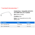 thumbnail image 2 of Coolant Hose - Compatible with 2014 - 2016 BMW 435i 3.0L 6-Cylinder 2015, 2 of 2