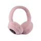 thumbnail image 1 of Protectores auditivos Bearachild de felpa rosa con control de botón, 1 of 6