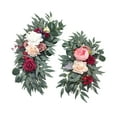 thumbnail image 4 of Wedding Arch Flowers Artificial Flower Swag Green Leaves Floral Swags for Arches Mixed, 4 of 9