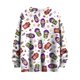 thumbnail image 3 of Pop cazadora para niña Demo-n Hunters Boys Girls Fashion Round-Neck Sweatshirt Streetwear Soft Comfortable Long Sleeve Hoodie for Daily Wear Spring Fall Winter （White）, 3 of 3