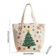 thumbnail image 3 of Bolsa de Lona con Manzanas para Nochebuena con Regalos de Papá Noel, 3 of 6