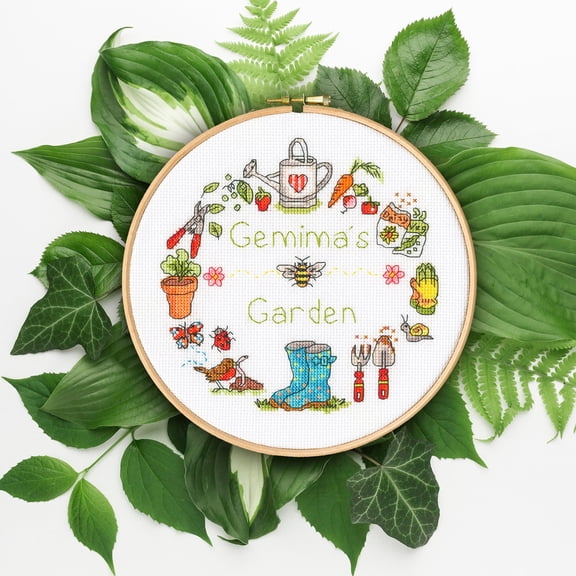 My Garden Bothy Threads Cross Stitch Hoop Kit