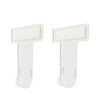 Mnycxen 2Pcs Transparent Car Parking Tickets Holder Clip Car Windscreen Tickets Holder
