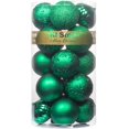 thumbnail image 1 of KI Store Bolas de Navidad Rojas 34 Piezas Adornos de decoración de árbol de Navidad de 2,36 Pulgadas para árbol de Navidad Corona navideña Adornos de decoración Ganchos Incluidos, 1 of 4