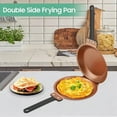 thumbnail image 3 of Cake Pan Mexican Folding Pan Non-Stick Frying Pan Double-Sided Breakfast Folding Frying Pan Gold, 3 of 6