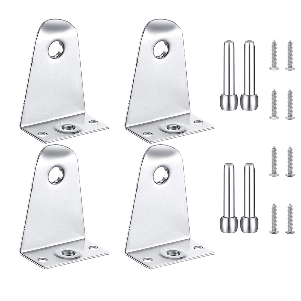 5 PAIR Clear, RV Hold Down Brackets for MINI BLINDS blinds up to 1in wide 