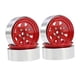 thumbnail image 1 of 4 llantas de aluminio para ruedas RC de 1,9 pulgadas, piezas de repuesto de metal resistente para neumáticos RC Rojo, 1 of 9