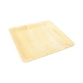 thumbnail image 2 of Square Natural Bamboo Leaf Dinner Plate - 9 3/4" x 1/2" x 9 3/4" - 50 count box, 2 of 3