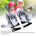thumbnail image 3 of Guantes de fútbol para niños, silicona antideslizante transpirable elás, 3 of 7
