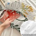 thumbnail image 4 of Queen Size Fitted Sheet Set - Mushrooms 3 Piece Bedding Sets 16" Deep Pocket Fitted Sheet with 2 Pillowcases, Butterfly Botanical Country Plants Beige Brushed Microfiber Hotel Luxury Bed Sheets, 4 of 9