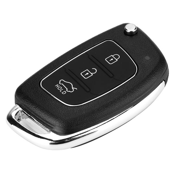 Funda con tapa para mando a distancia de 3 botones, compatible con Hyundai Santa Fe (ix45) 2013-2014 Jadeshay A