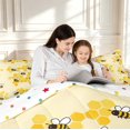 thumbnail image 4 of Erosebridal Rustic Bug Bee King Size Comforter Sets,Watercolor Animals Comforters King Size,Cream Black,Polkadot Reversible,3-Piece,1 Comforter and 2 Pillowcases, 4 of 7