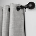 thumbnail image 3 of Mainstays 3/4” Matte Black Textured Ball Adjustable Curtain Rod, 30”-84”, 3 of 4