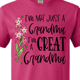 thumbnail image 4 of Inktastic I'm Not Just a Grandma, I'm a Great Grandma Flowers T-Shirt, 4 of 5