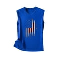 thumbnail image 4 of IROINNID Women's Round Neckline T-Shirt Sleeveless 4th Of July Summer Casual Loose Tops Independence Day, 4 of 5