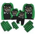 thumbnail image 4 of KHONTS Christmas Graphic Printed Pajamas for Family Matching Holiday Nightwear Sets with Long Sleeve Tee Shirts and Pants Loungewear Kids 4Y, 4 of 4
