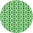 thumbnail image 1 of Ahgly Company Machine Washable Indoor Round Transitional Jade Green Area Rugs, 3' Round, 1 of 7