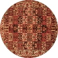 thumbnail image 1 of Ahgly Company Indoor Round Persian Orange Traditional Area Rugs, 3' Round, 1 of 1