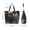thumbnail image 6 of Attack On Titan Shoulder Bag Durable Reusable Grocery Bags Shopping Tote Bag for Women, 6 of 9