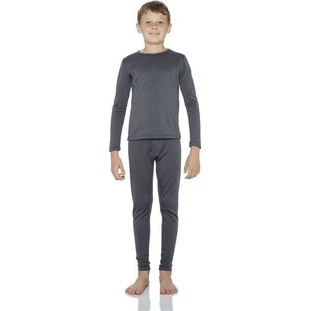 Thermal Underwear for Boys Kids Thermals Base Layer Long John Set