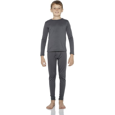 Thermal Underwear for Boys Kids Thermals Base Layer Long John Set ...