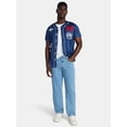 thumbnail image 2 of Modelo Men's and Big Men's Front Back Graphic Button Up Baseball Jersey, Sizes XS-5XL, 2 of 5