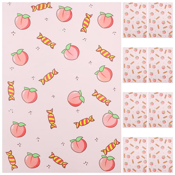 IDEANATEGRATE 100pcs Peach Printed Self Adhesive Shipping Bags, Thickened Mailers