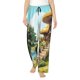 thumbnail image 1 of Fotbe Cartoon Mushroom House Pantalones de Pijama para Mujer, Pantalones de Dormir, Pantalones Pj con Cordón y Bolsillos-XX-Large, 1 of 6