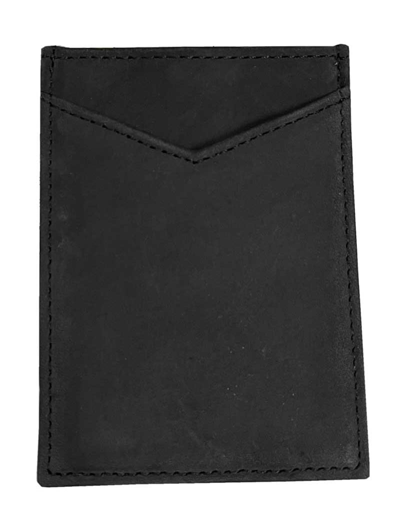Harley-Davidson Men's B&S Front Pocket Money Clip Leather Wallet - Black, Harley Davidson