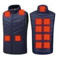 thumbnail image 2 of Aboser Women's Heated Vest without Battery Pack USB Electric Heating Jackets Winter Outdoor Travel Hiking Vests Washable Warm Heating Jacket with Pockets, 2 of 9