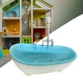 thumbnail image 5 of yotijay 1/6 Miniature Dollhouse Bathtub Pretend Toys for 12inch Doll Blue Mini Bathtub, 5 of 9