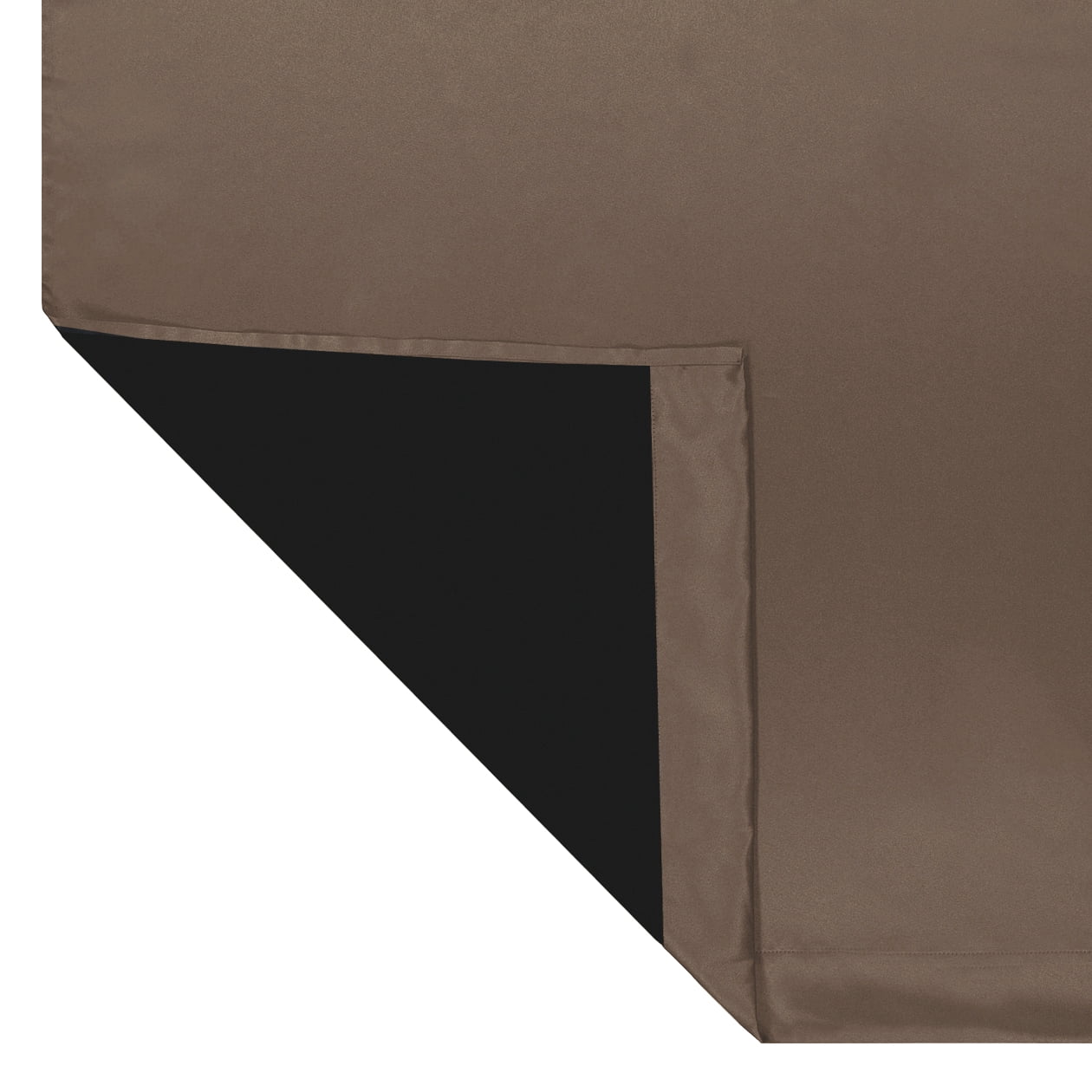 Eclipse Phoenix Solid Blackout Curtains, Set of 2, 84 Inch Long Blackout Curtains, 37"W x 84"L, Chocolate