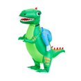 thumbnail image 4 of Disfraz de dinosaurio inflable, decoración, de dinosaurio para fiesta navideña, cumpleaños , Adultos, 4 of 9