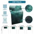 thumbnail image 6 of Teal Green Ombre Clouds Table Runner 72 Inches, Modern Abstract Gradient Cloud Bed Runner Dresser Scarves Tabletop for Indoor Outdoor Parties/Ceremony/Banquet, 18" x 72", 6 of 9
